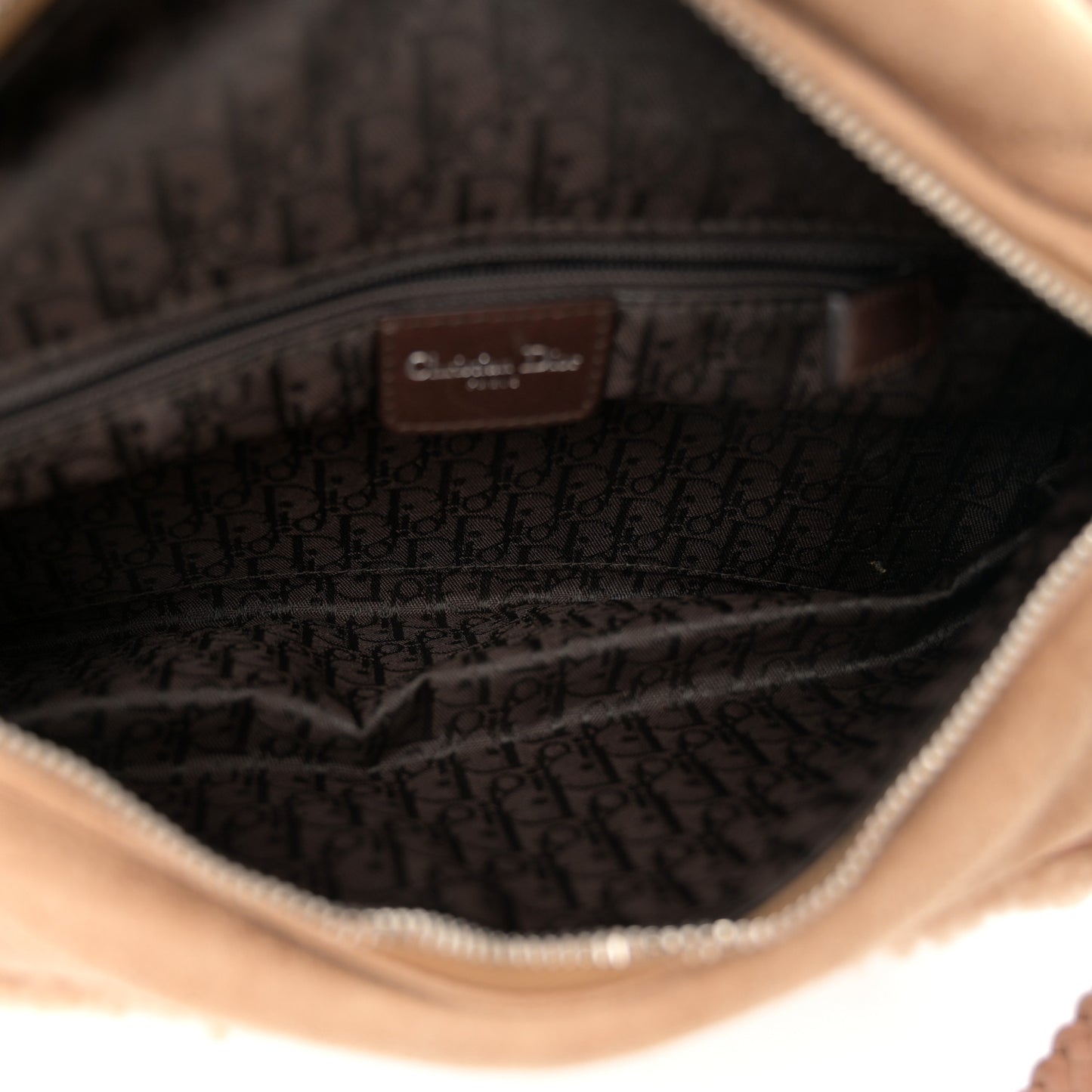 Shearling Flight East West Bag Beige