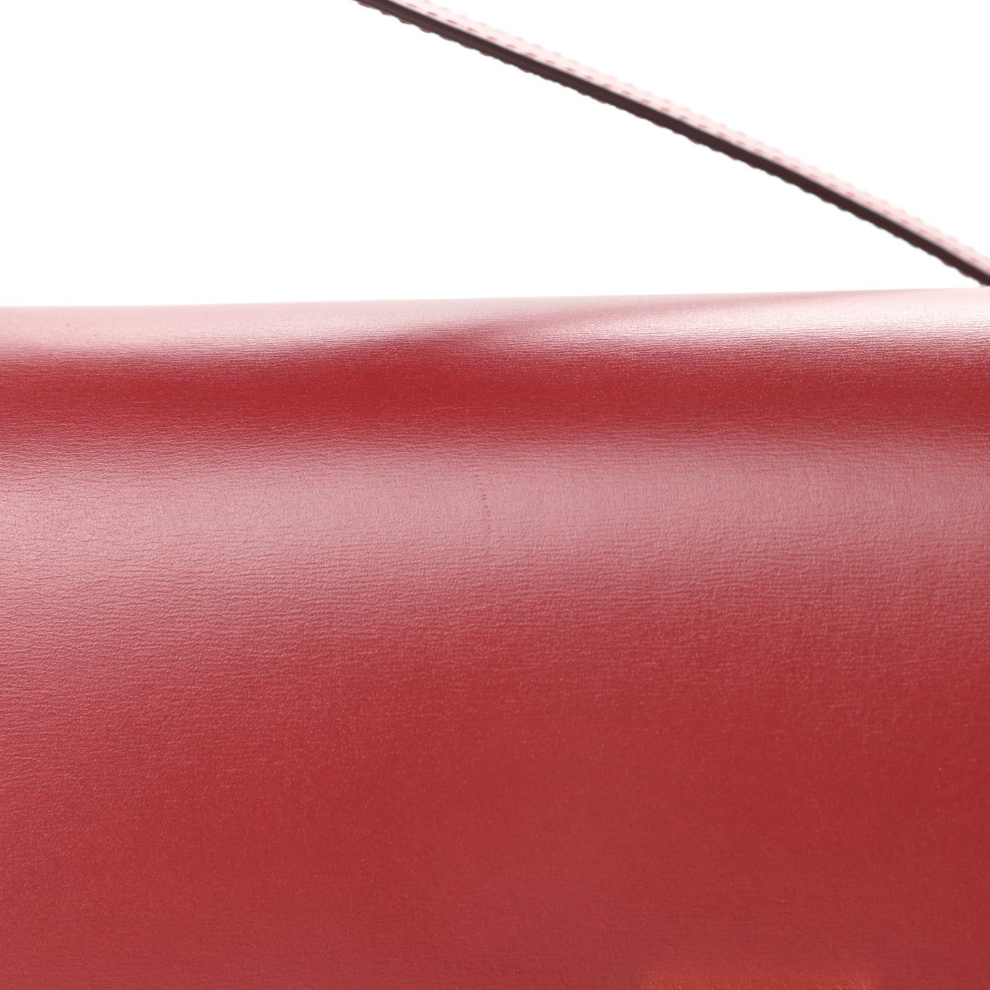 Box Calfskin Medium Classic Box Flap Bag Red