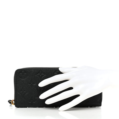 Louis Vuitton Empreinte Clemence Wallet Black 2 of 8