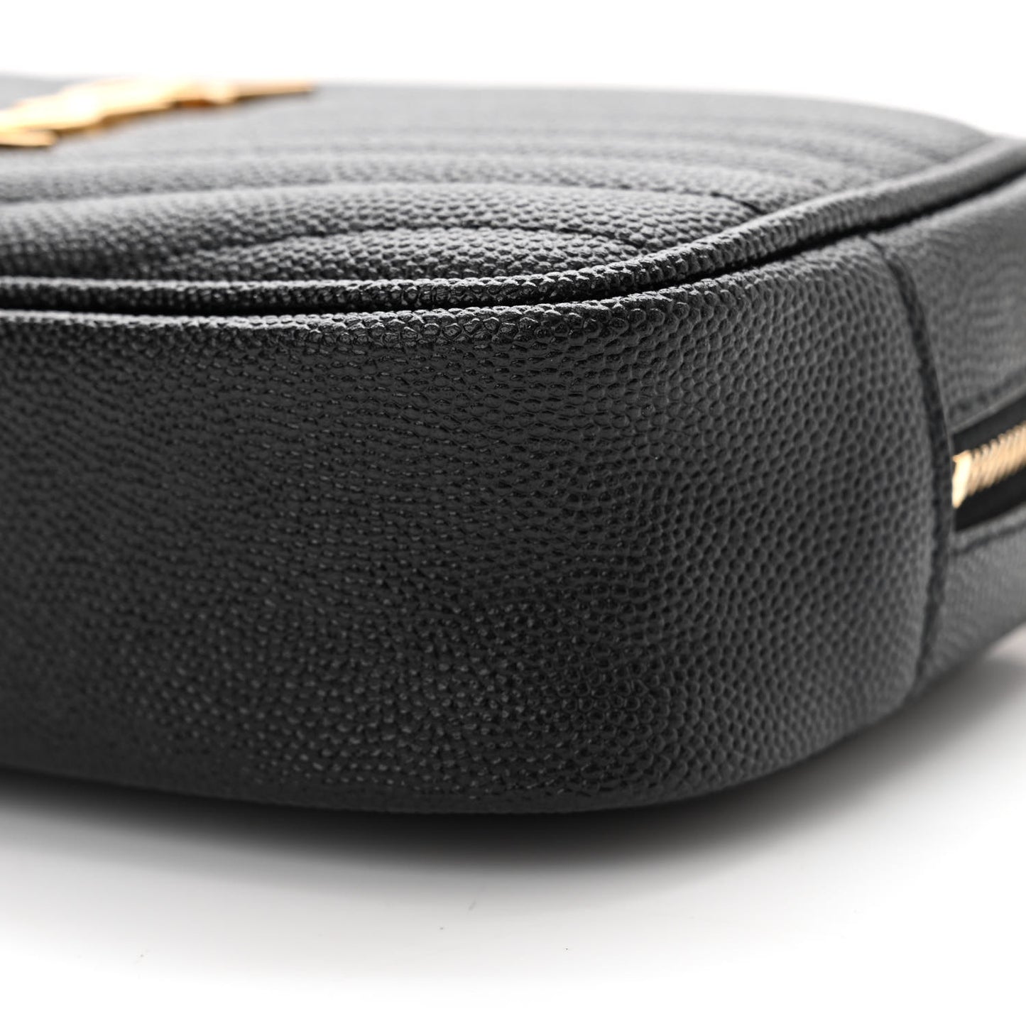 Grain De Poudre Matelasse Monogram Mini Lou Camera Bag Black