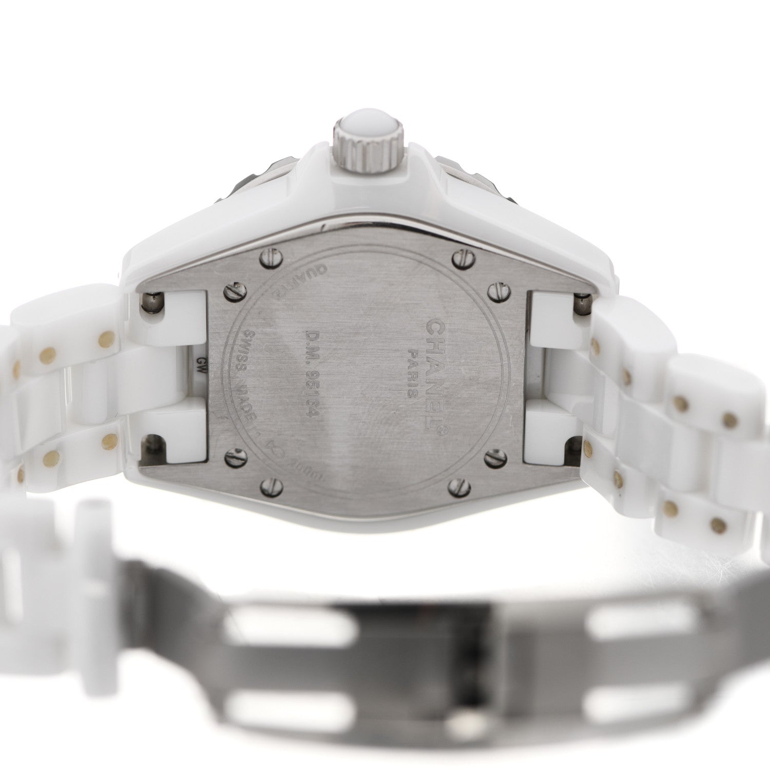 Chanel Stainless Steel Ceramic 33mm J12 Quartz Watch White 4 of 4