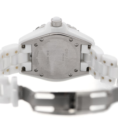 Chanel Stainless Steel Ceramic 33mm J12 Quartz Watch White 4 of 4