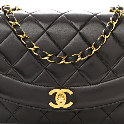 Chanel Lambskin Quilted Small Single Flap Black 7 of 9