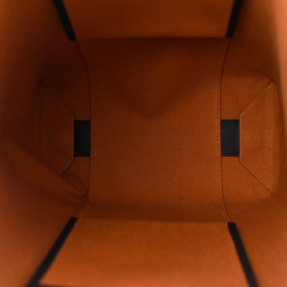 Hermes H Canvas Vache Hunter Swift Etriviere Pocket 27 Bag Gold Black 5 of 10