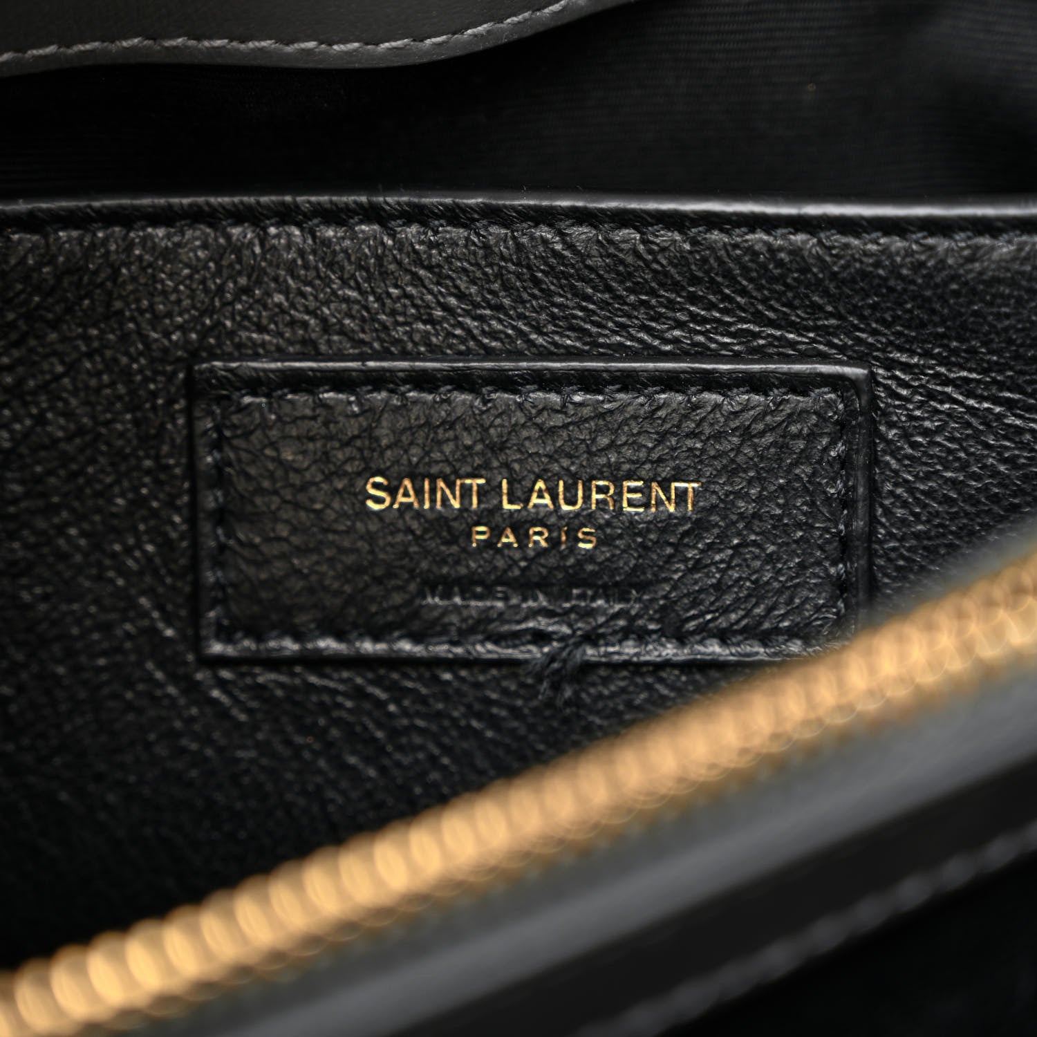 Saint Laurent Calfskin Y Quilted Monogram Small Loulou Chain Satchel Storm 6 of 10