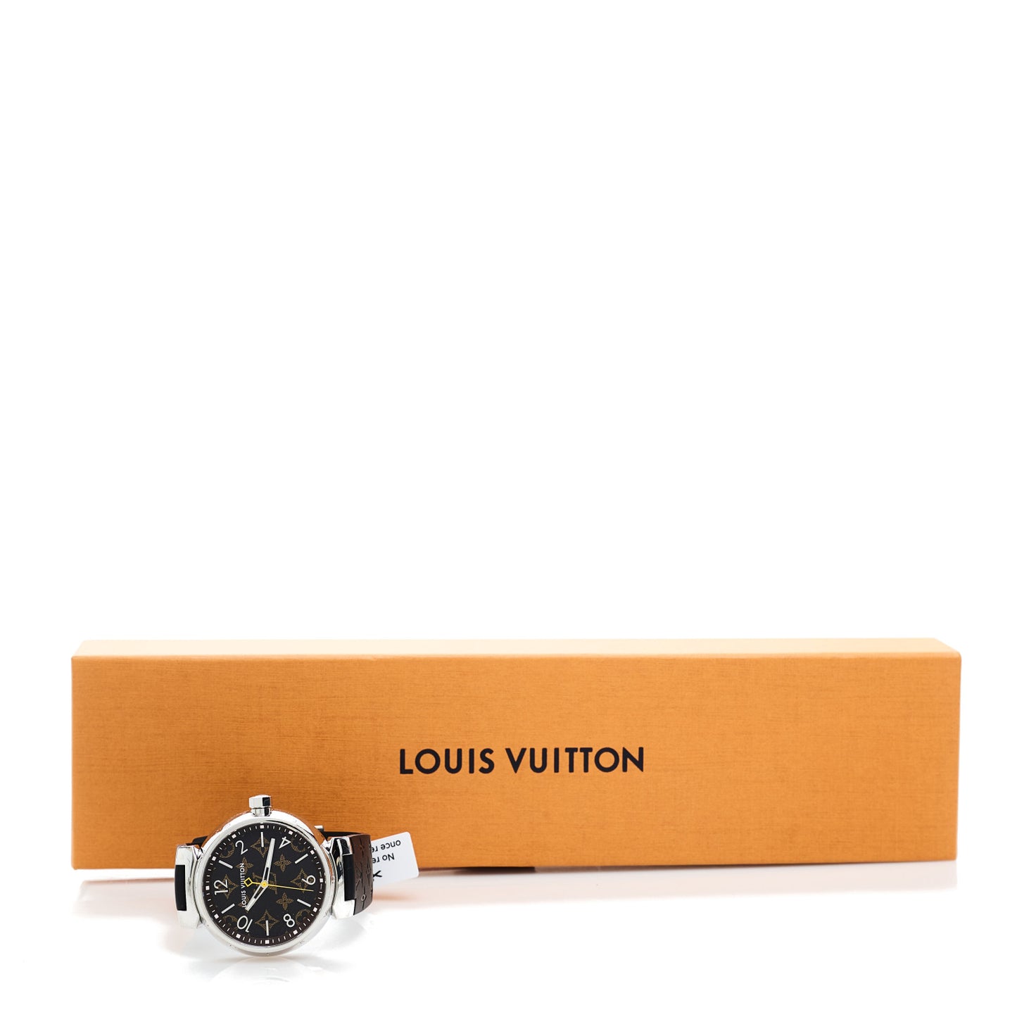 Stainless Steel Monogram 39mm Tambour Vernis Quartz Watch