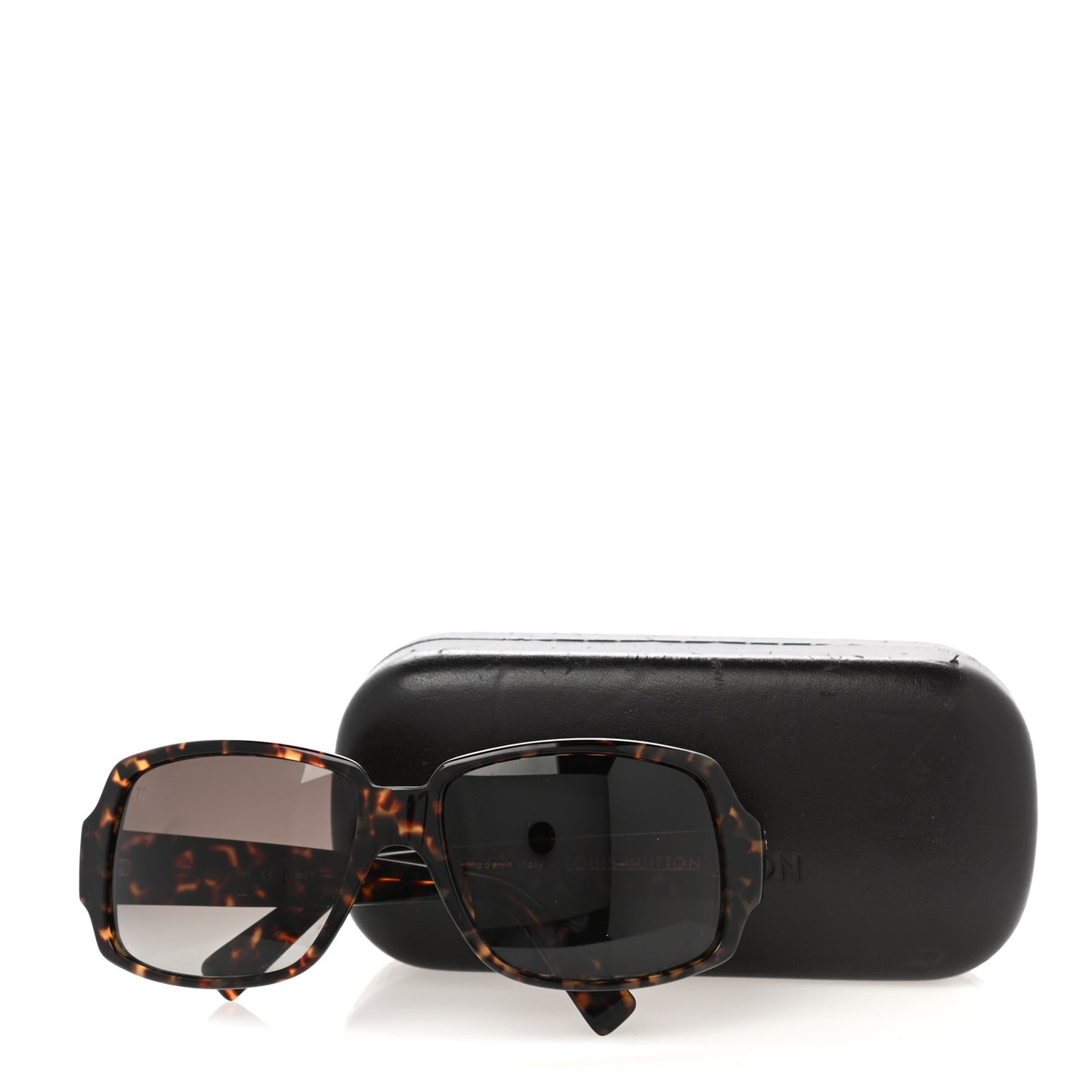 Dark Tortoise Obsession Carre Landscape Sunglasses