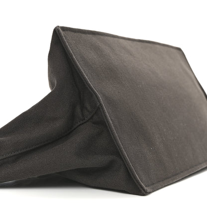 The Row Cotton Twill East West Idaho Tote Dark Grey 8 of 9