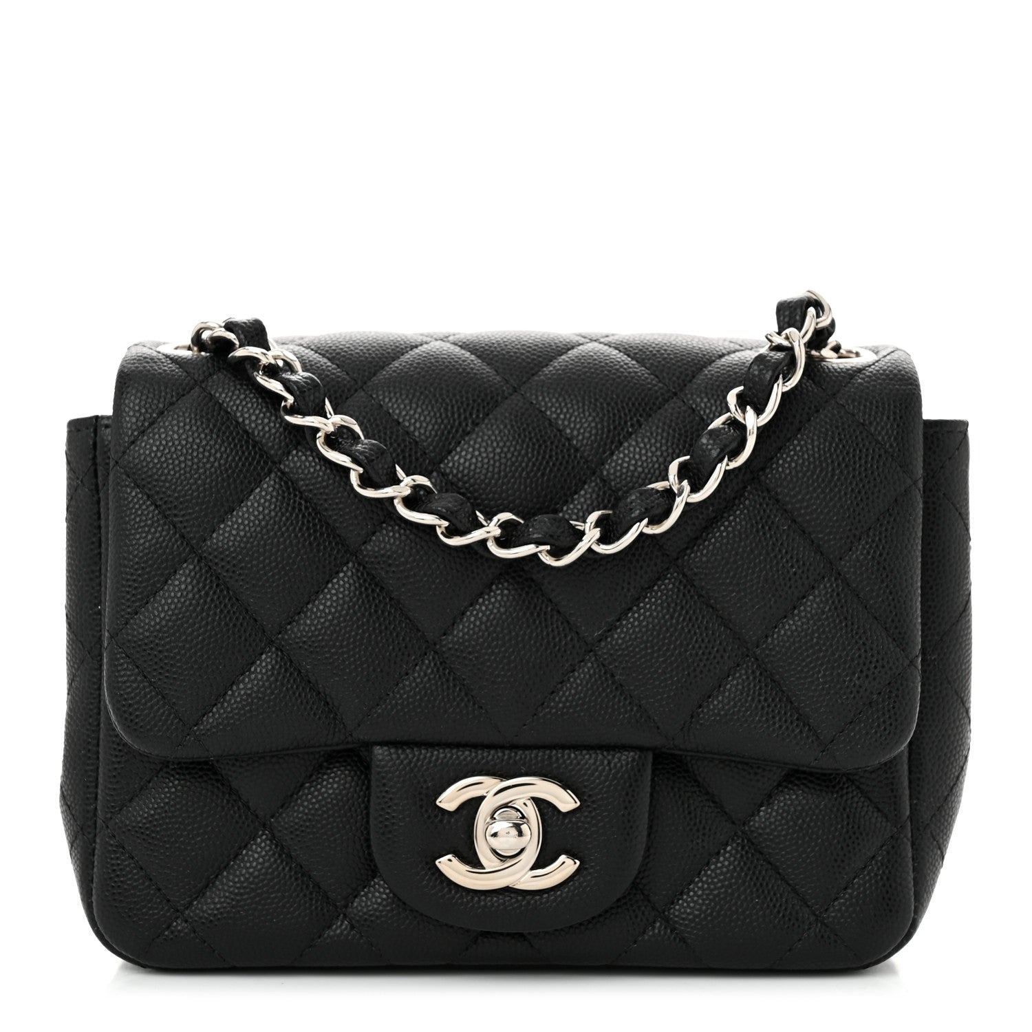 Chanel Caviar Quilted Mini Square Flap Black 1 of 11