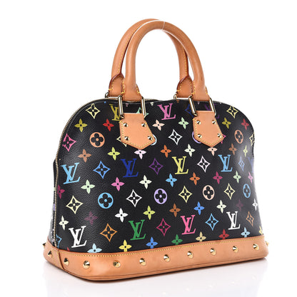 Louis Vuitton Monogram Multicolor Alma Black 3 of 18
