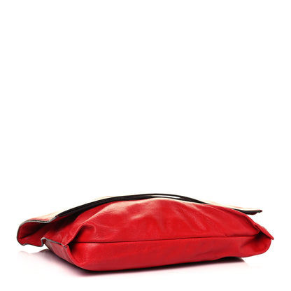 Tom Ford Ramskin Large Alix Padlock Zip Shoulder Bag Flame Red 5 of 13