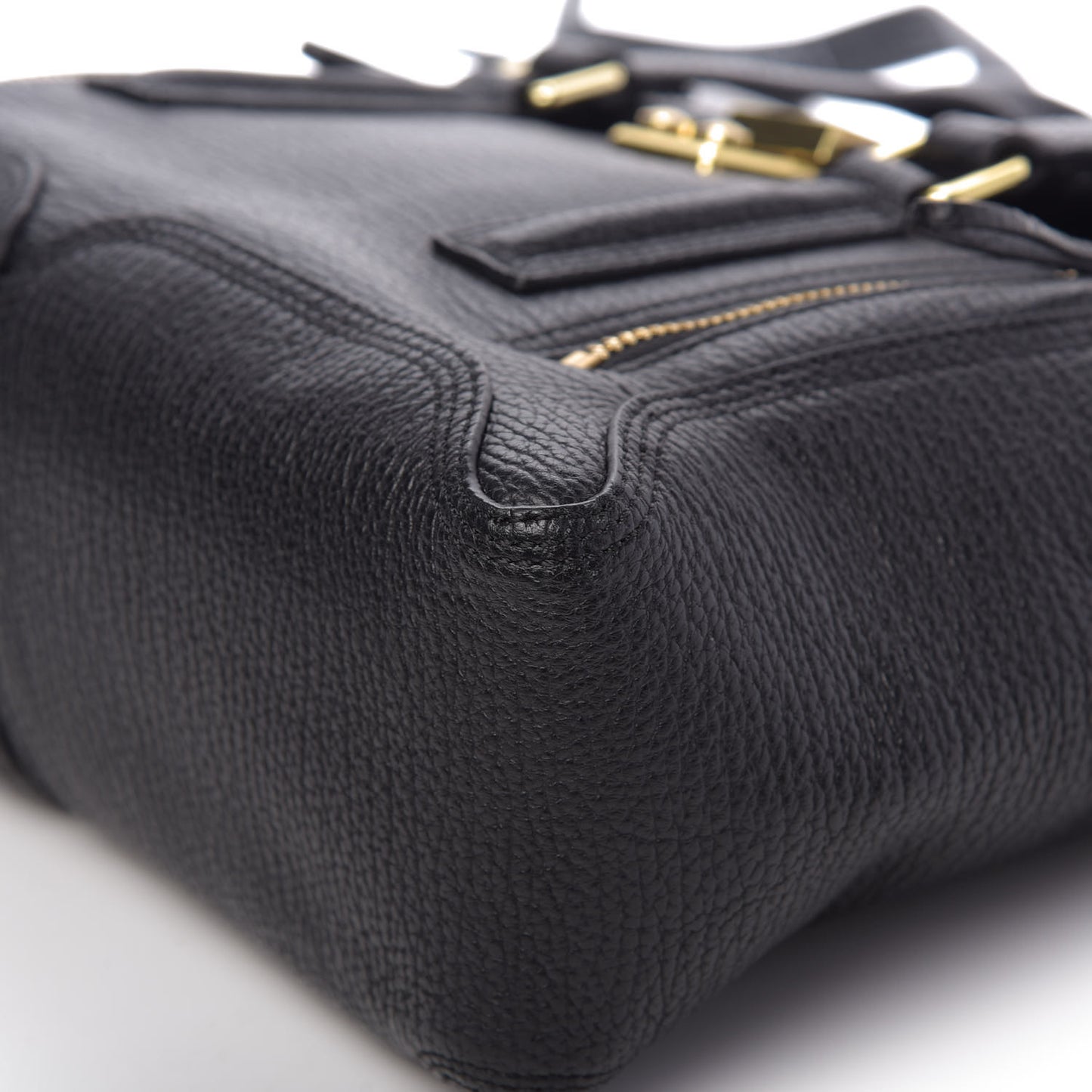 3.1 Textured Calfskin Medium Pashli Satchel Black