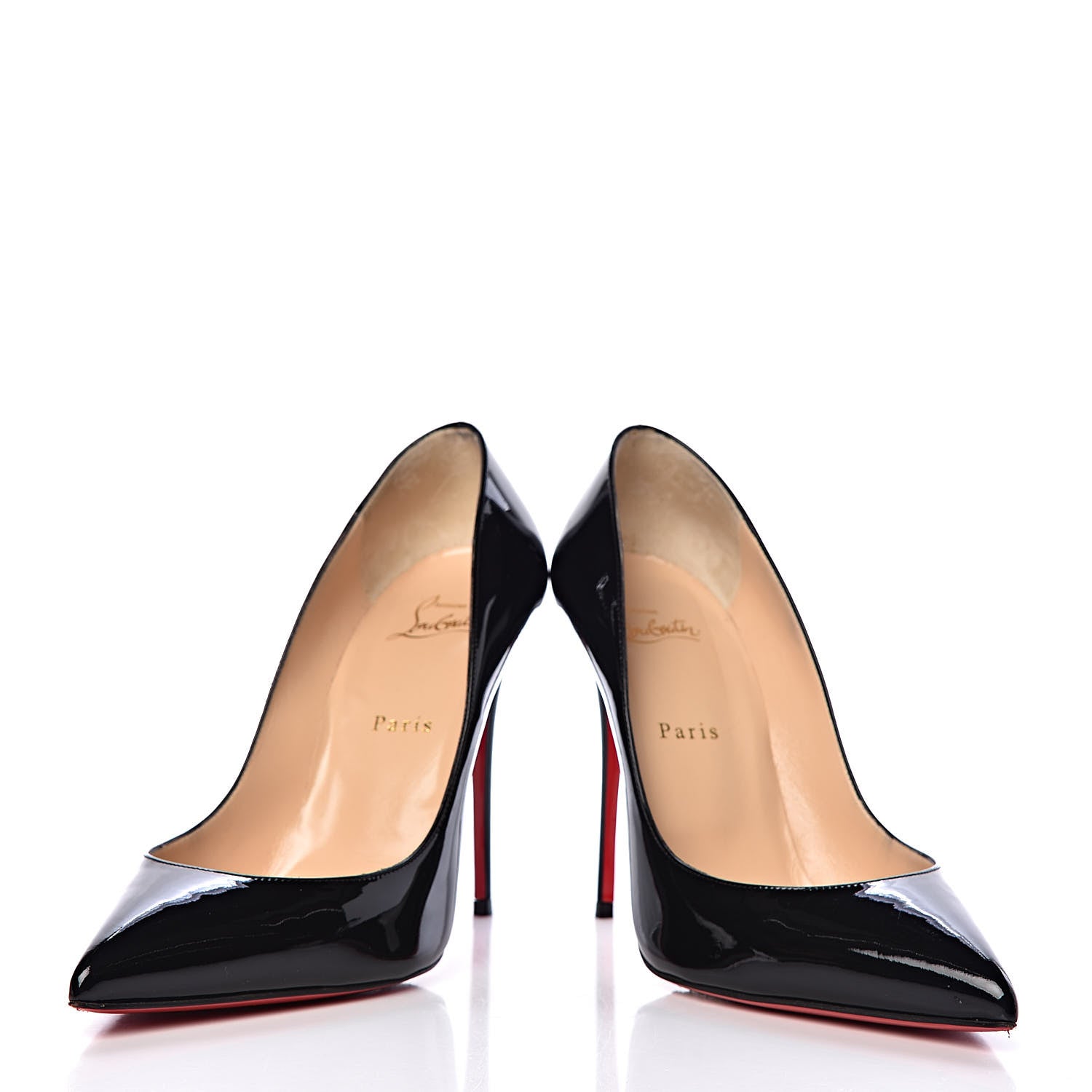 Christian Louboutin Patent Pigalle Follies 100 Pumps 40.5 Black 6 of 13