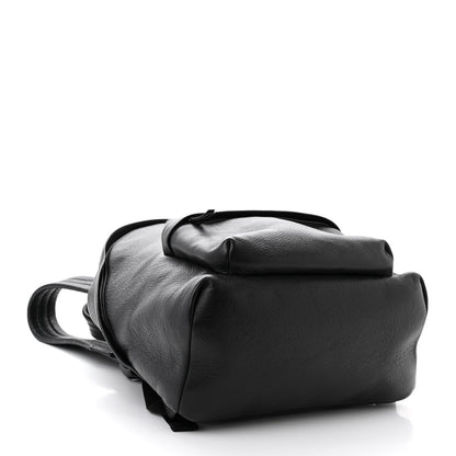 Balenciaga Smooth Calfskin Logo Small Everyday Backpack Black Red White 3 of 10