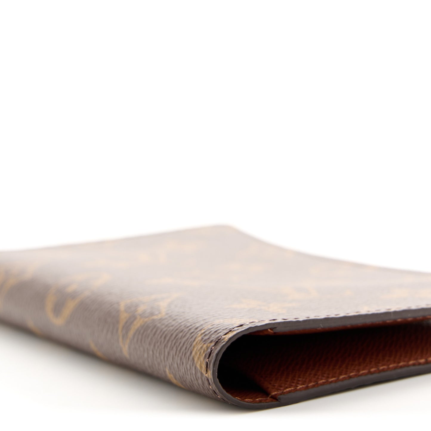 Monogram Checkbook Holder Case Wallet