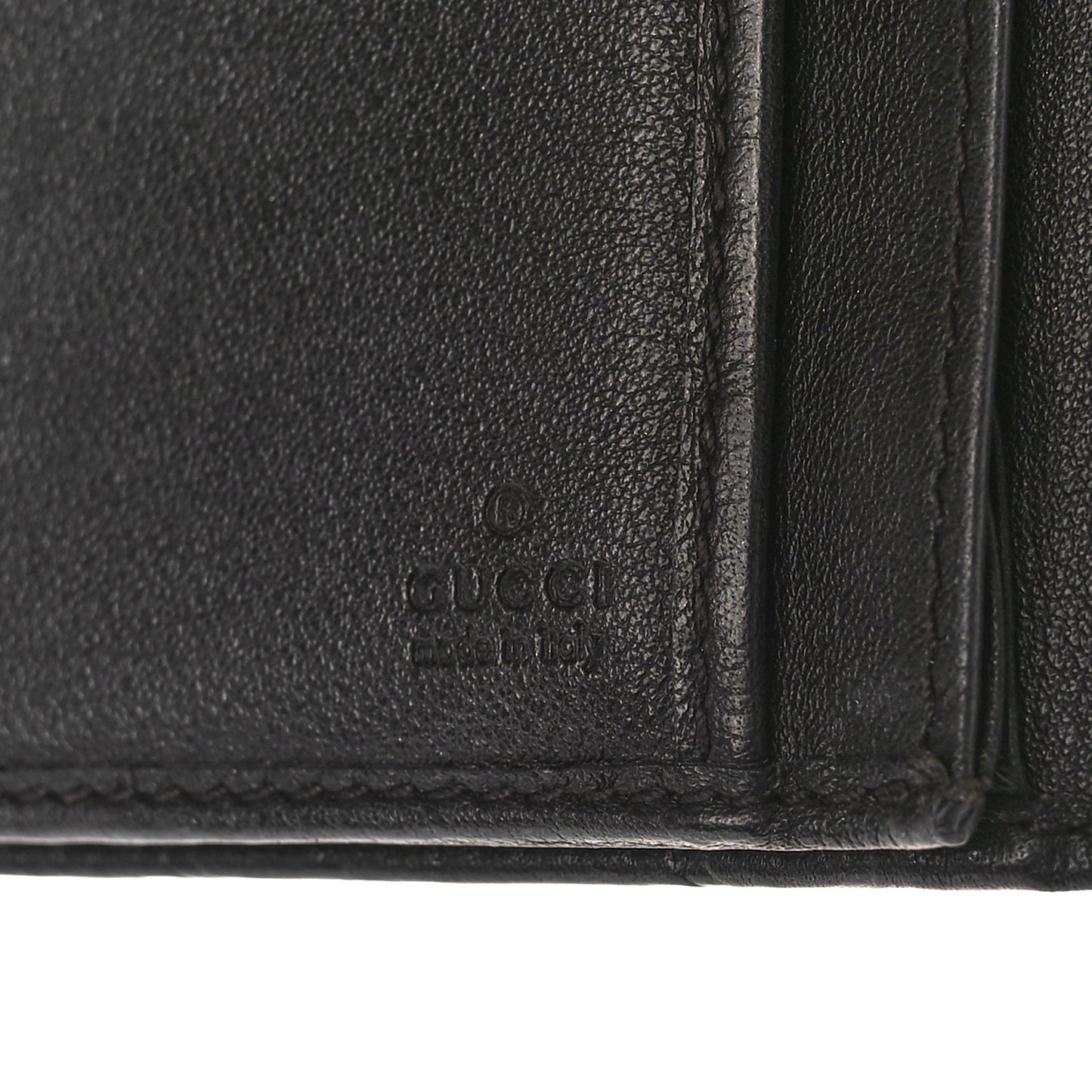 Guccissima Ladies Web Long Wallet Black