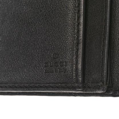 Gucci Guccissima Ladies Web Long Wallet Black 6 of 10