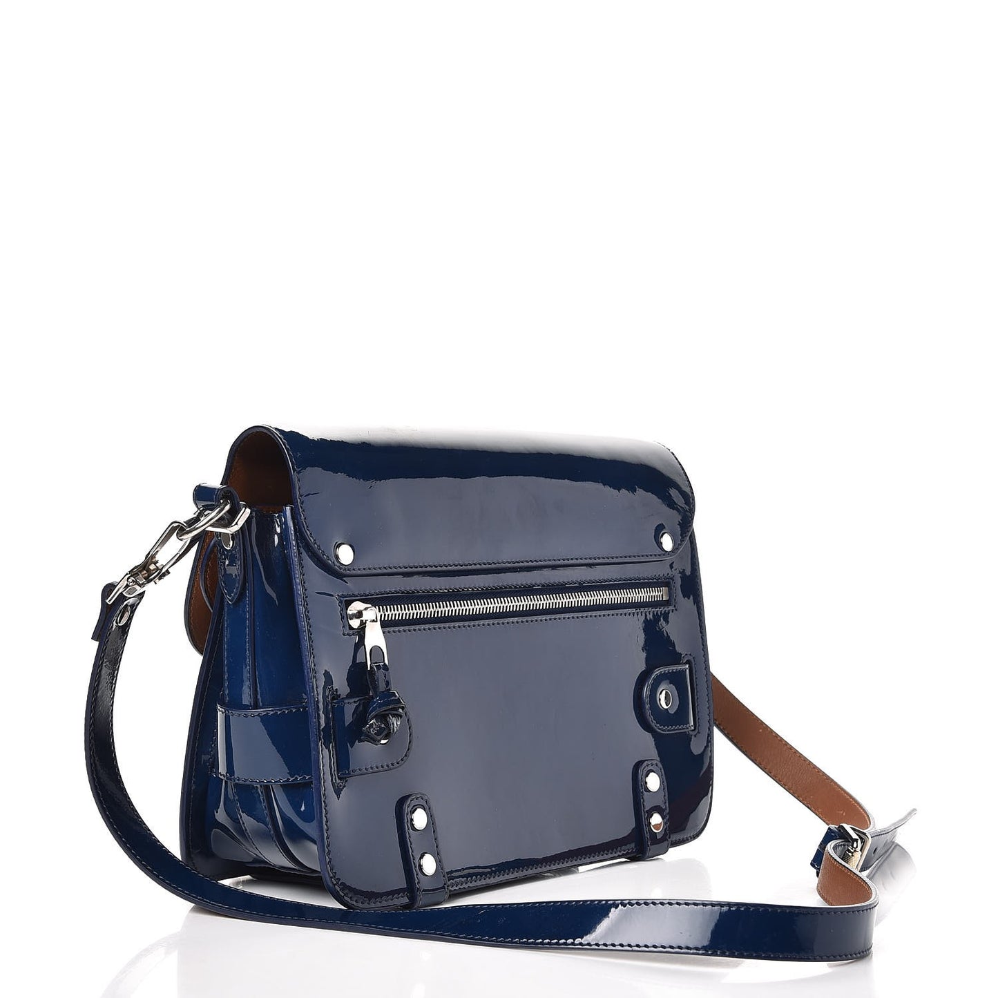 Patent PS11 Classic Shoulder Bag Cadet Blue