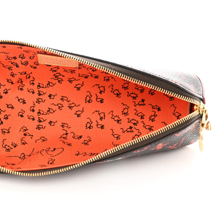 Louis Vuitton Catogram Elizabeth Pouch Orange Marron 5 of 9
