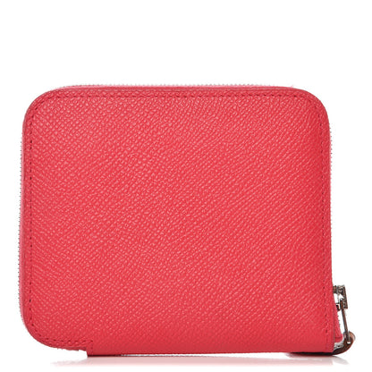 Hermes Epsom Silk'in Compact Wallet Rose Extreme Fauve 1 of 8