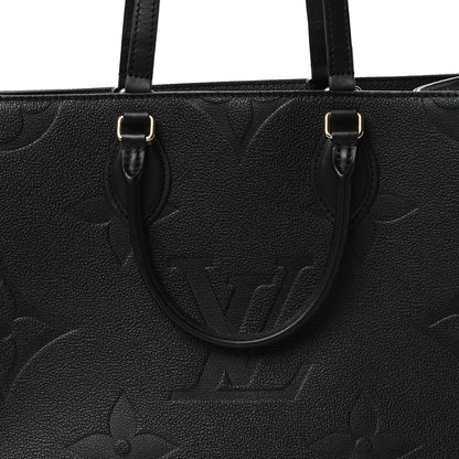 Louis Vuitton Empreinte Monogram Giant OnTheGo MM Black 7 of 10