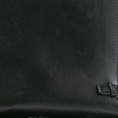 Miu Miu Vernice Crystal Wallet On Chain Black 11 of 13