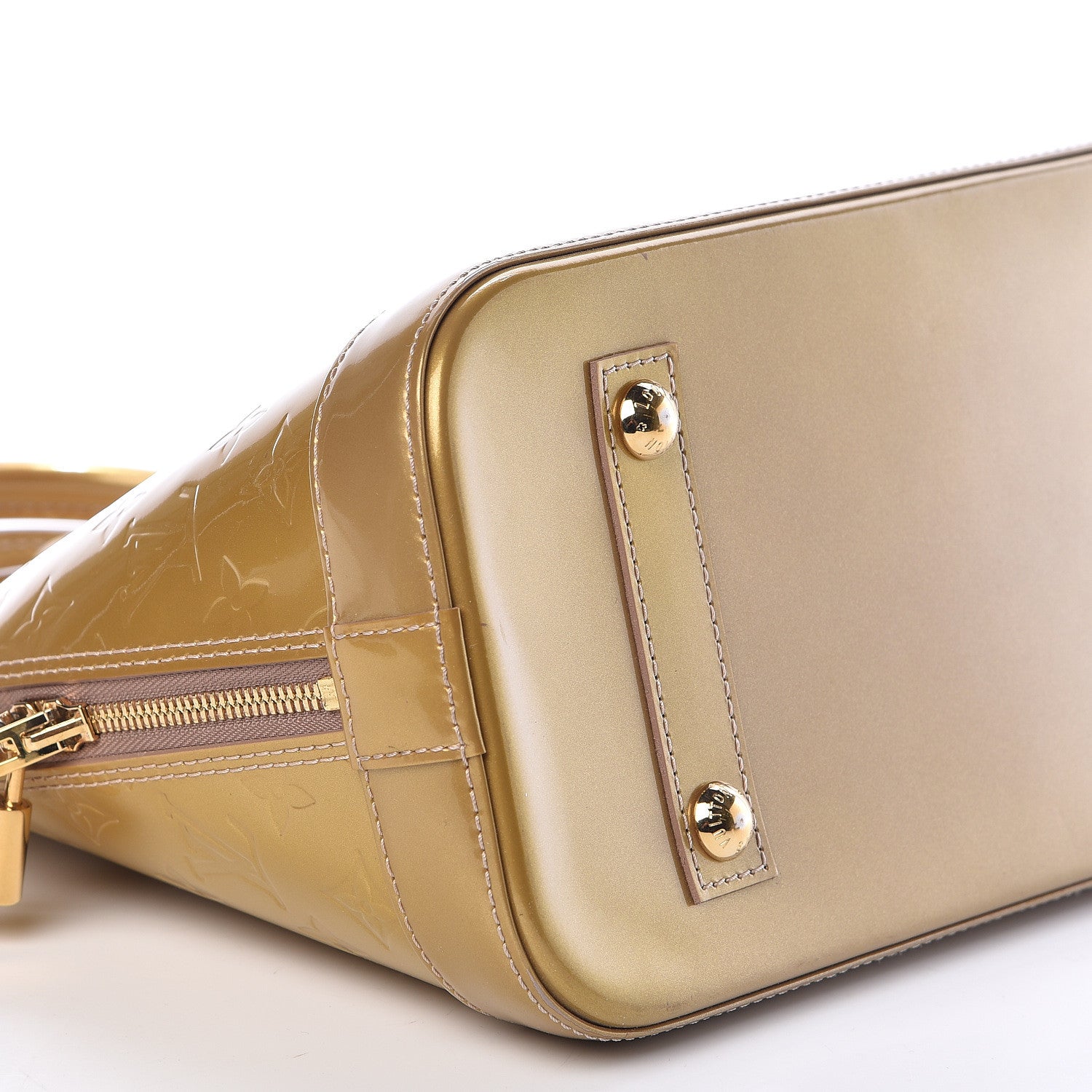 Louis Vuitton Vernis Alma PM Beige Poudre 8 of 9