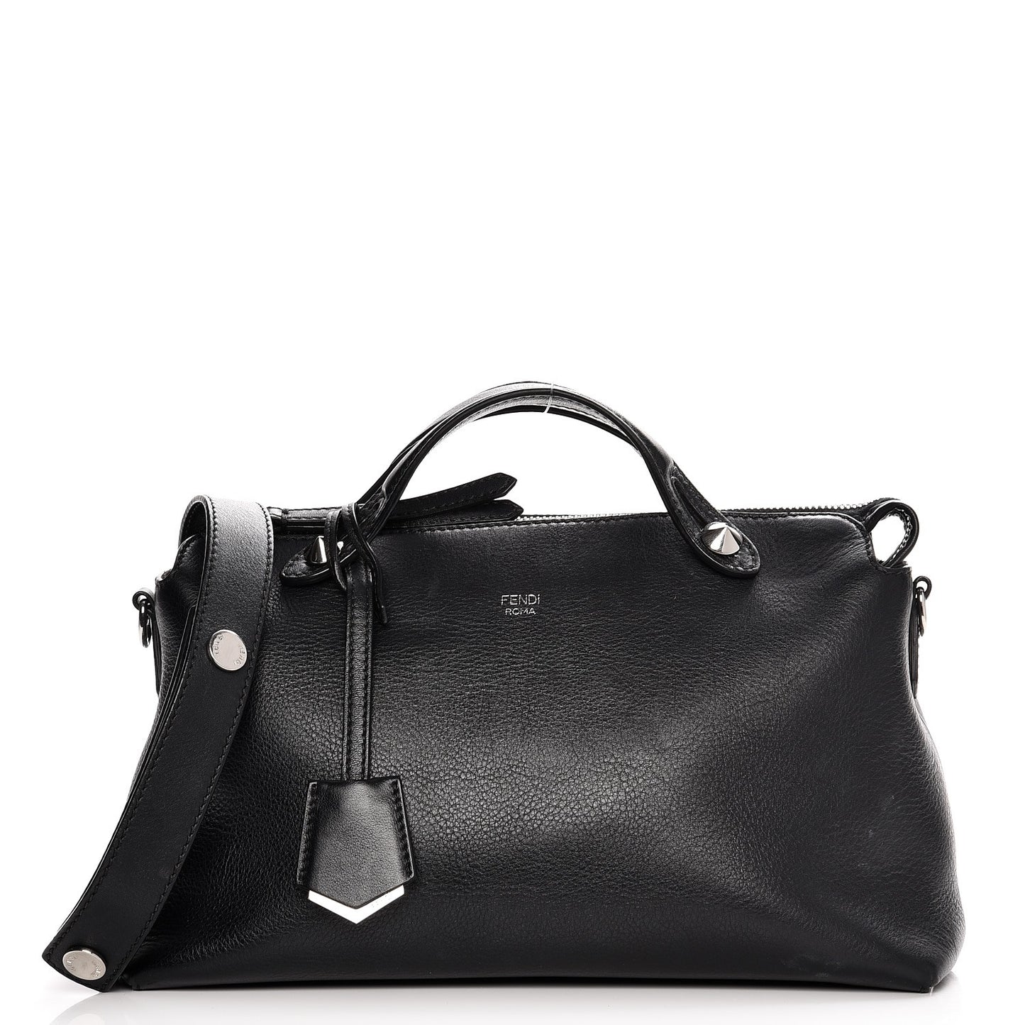 Vitello Dolce Medium By The Way Boston Bag Black