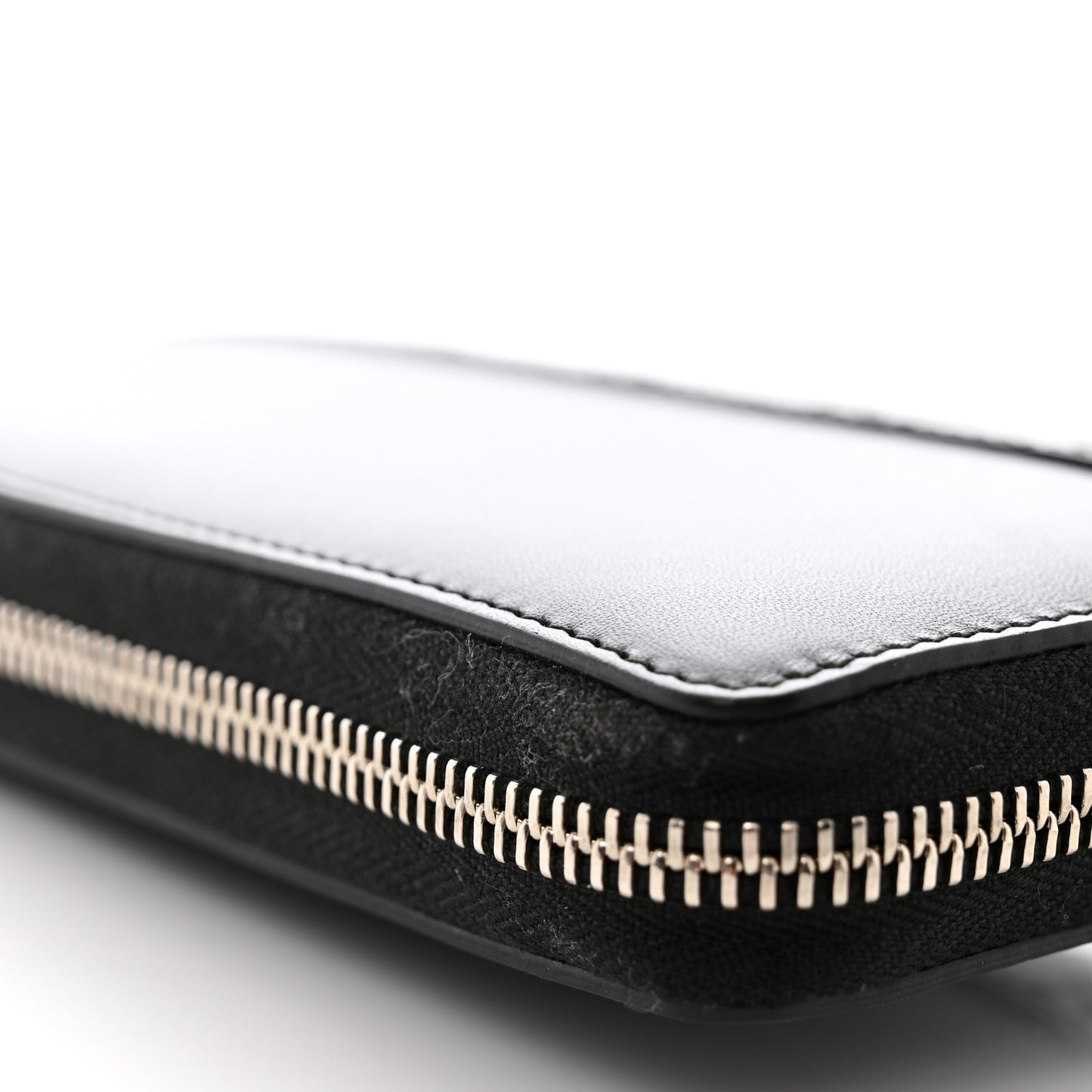 Guccissima Zip Around Long Wallet Black