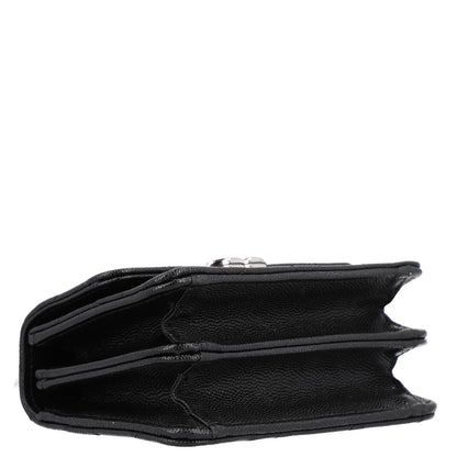 Chanel Caviar Quilted Pick Me Up Clutch With Chain Black 4 of 11