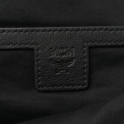 MCM Calfskin Ottomar Monogram Duke Backpack Black 6 of 13