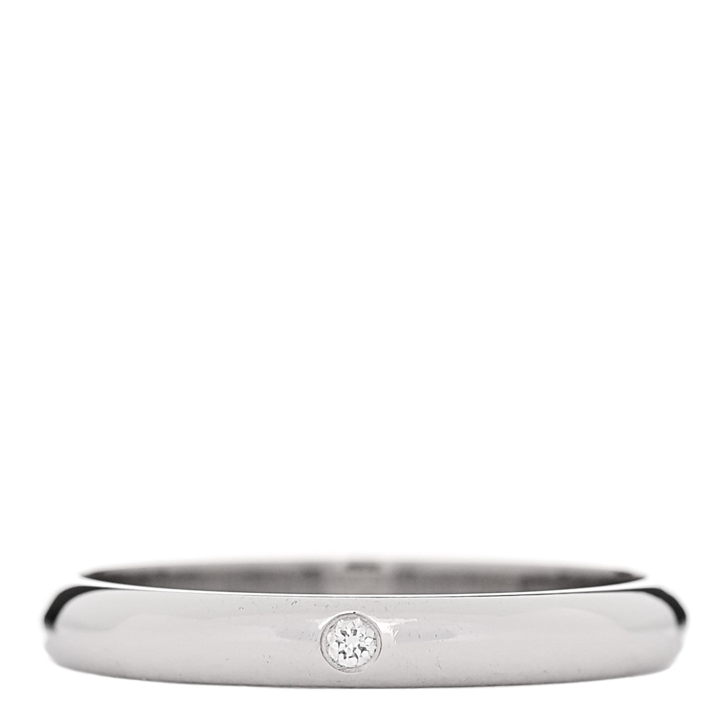 Platinum Diamond 2.6mm 1895 Wedding Band Ring 51 5.75