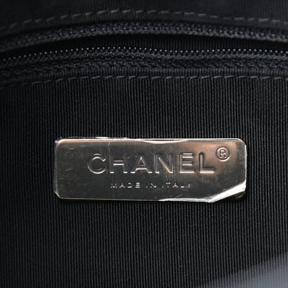 Chanel Lambskin Stitched Small Shopping Tote Black 6 of 11
