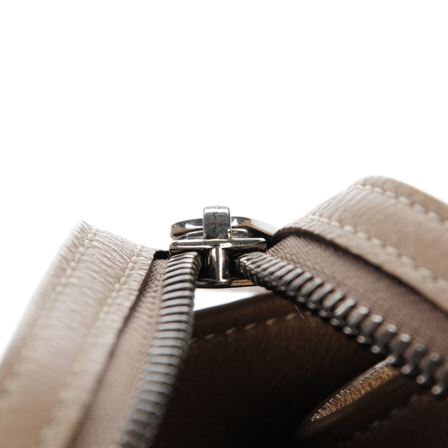 Drummed Calfskin Suede Large Trapeze Dune