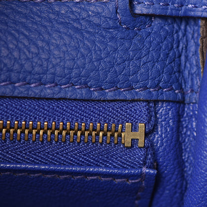 Hermes Togo Kelly Retourne 32 Bleu Electrique 11 of 33