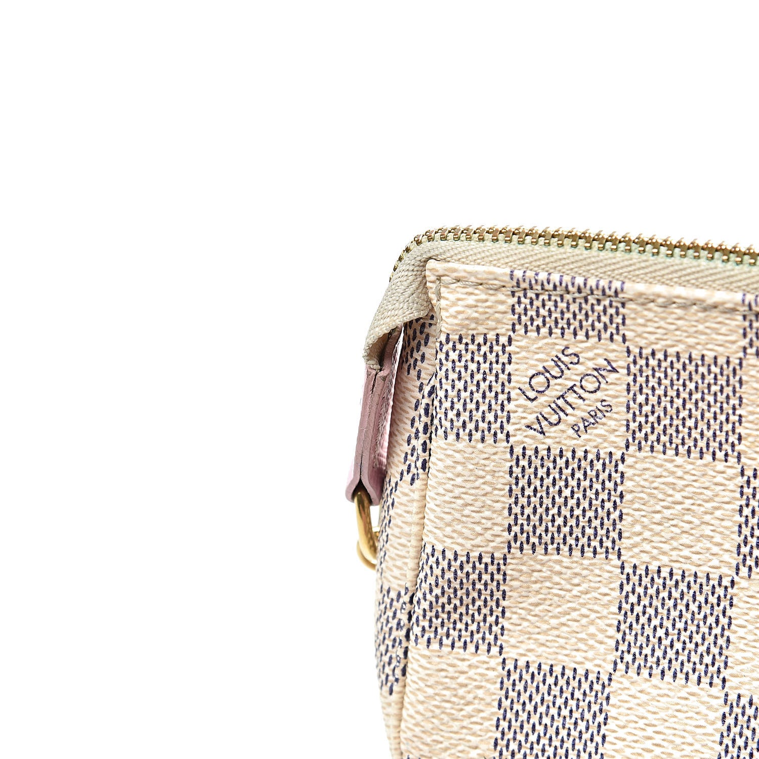 Louis Vuitton Damier Azur 2016 Christmas Animation Mini Pochette Accessories 10 of 11