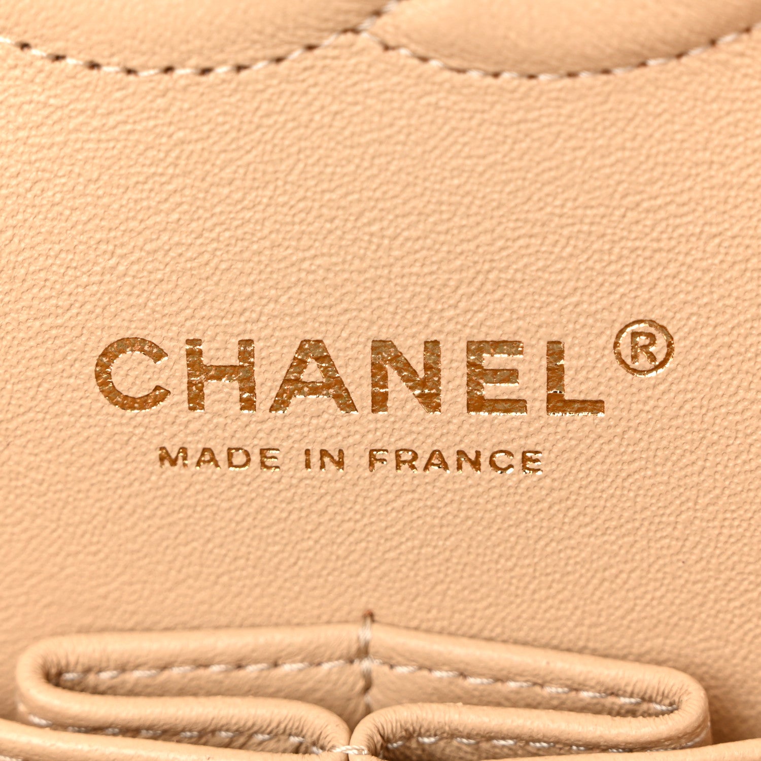 Chanel Caviar Quilted Medium Double Flap Beige Clair 6 of 10