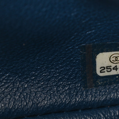 Chanel Lambskin Quilted Mini Square Flap Navy 7 of 10