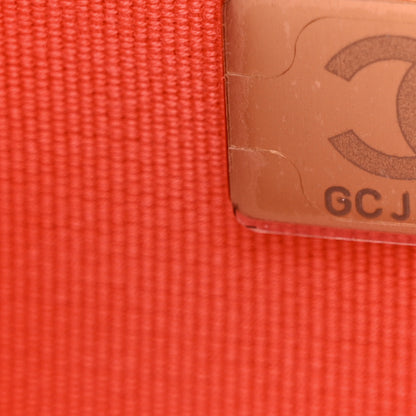 Chanel Shiny Lambskin Quilted Mini 31 Shopping Bag Orange 7 of 10