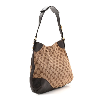 Gucci Monogram Hasler Shoulder Bag Ebony 3 of 10