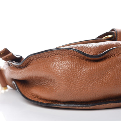 Chloe Calfskin Medium Marcie Round Zip Crossbody Bag Tan 5 of 11