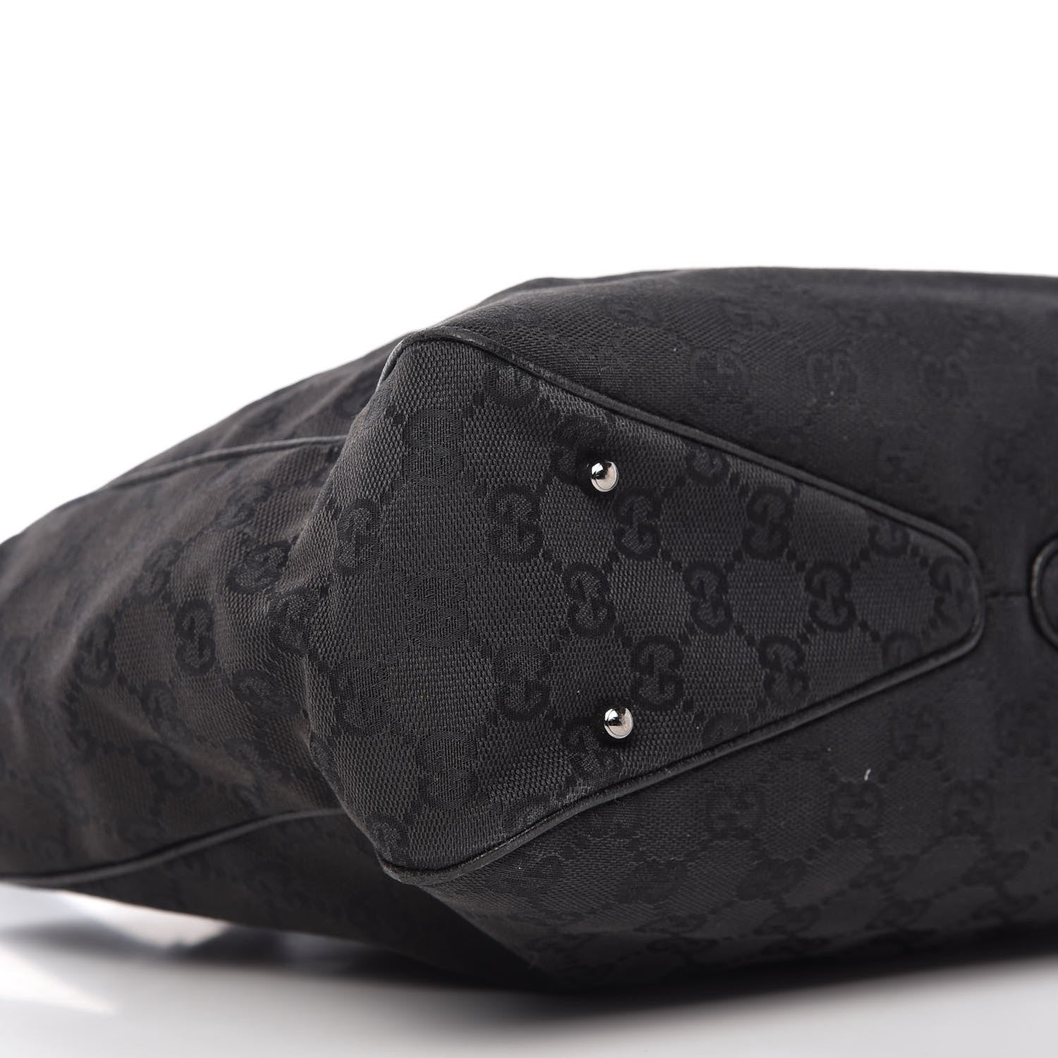 Gucci Monogram Medium Tote Black 6 of 15