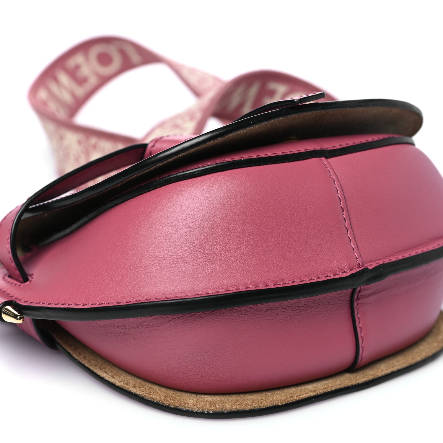 Loewe Calfskin Jacquard Mini Gate Dual Bag Plumrose 9 of 12