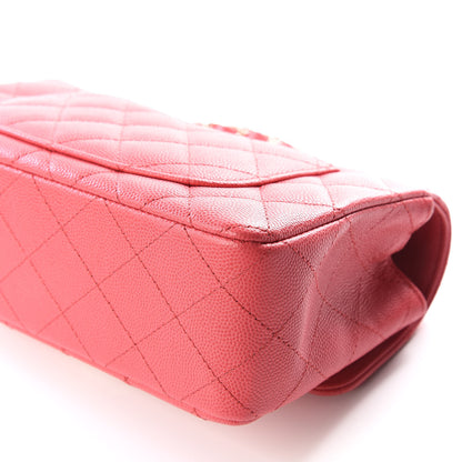 Chanel Caviar Quilted Mini Rectangular Flap Dark Pink 8 of 12