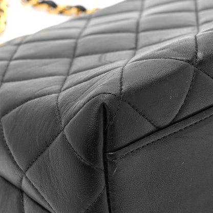 Chanel Lambskin Quilted Shoulder Bag Black 11 of 13