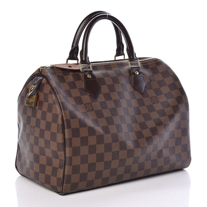 Louis Vuitton Damier Ebene Speedy 30 3 of 9