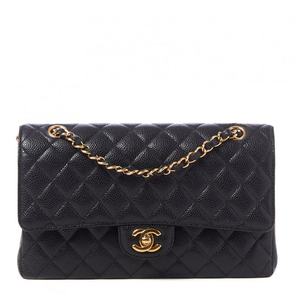 Chanel Caviar Quilted Medium Double Flap Black 1 of 11