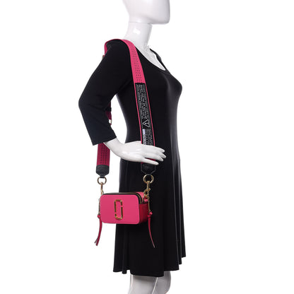 Marc Jacobs Saffiano Small Snapshot Camera Bag Pink 2 of 11