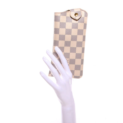 Louis Vuitton Damier Azur Sunglasses Case MM 2 of 7