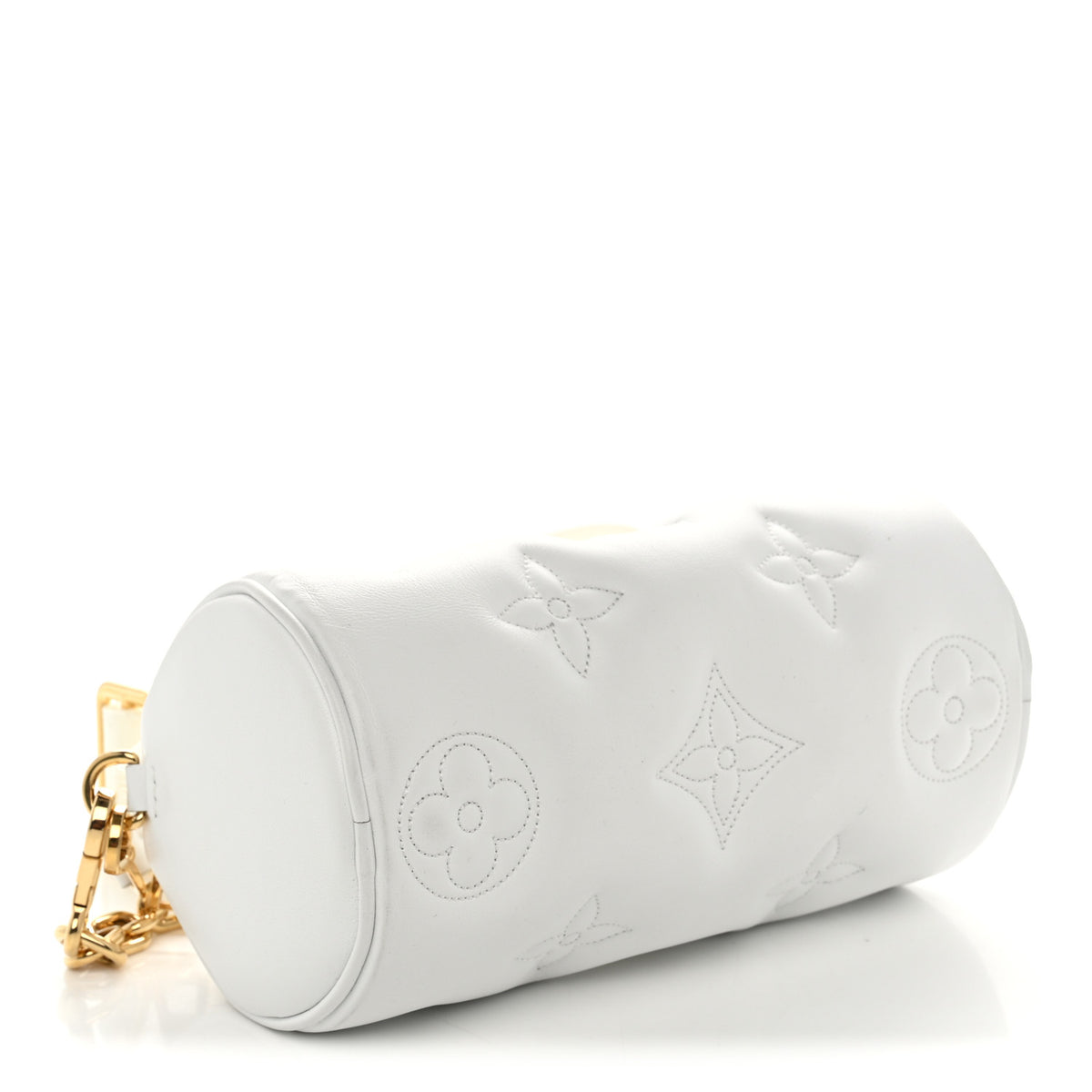Calfskin Bubblegram Papillon BB Snow White
